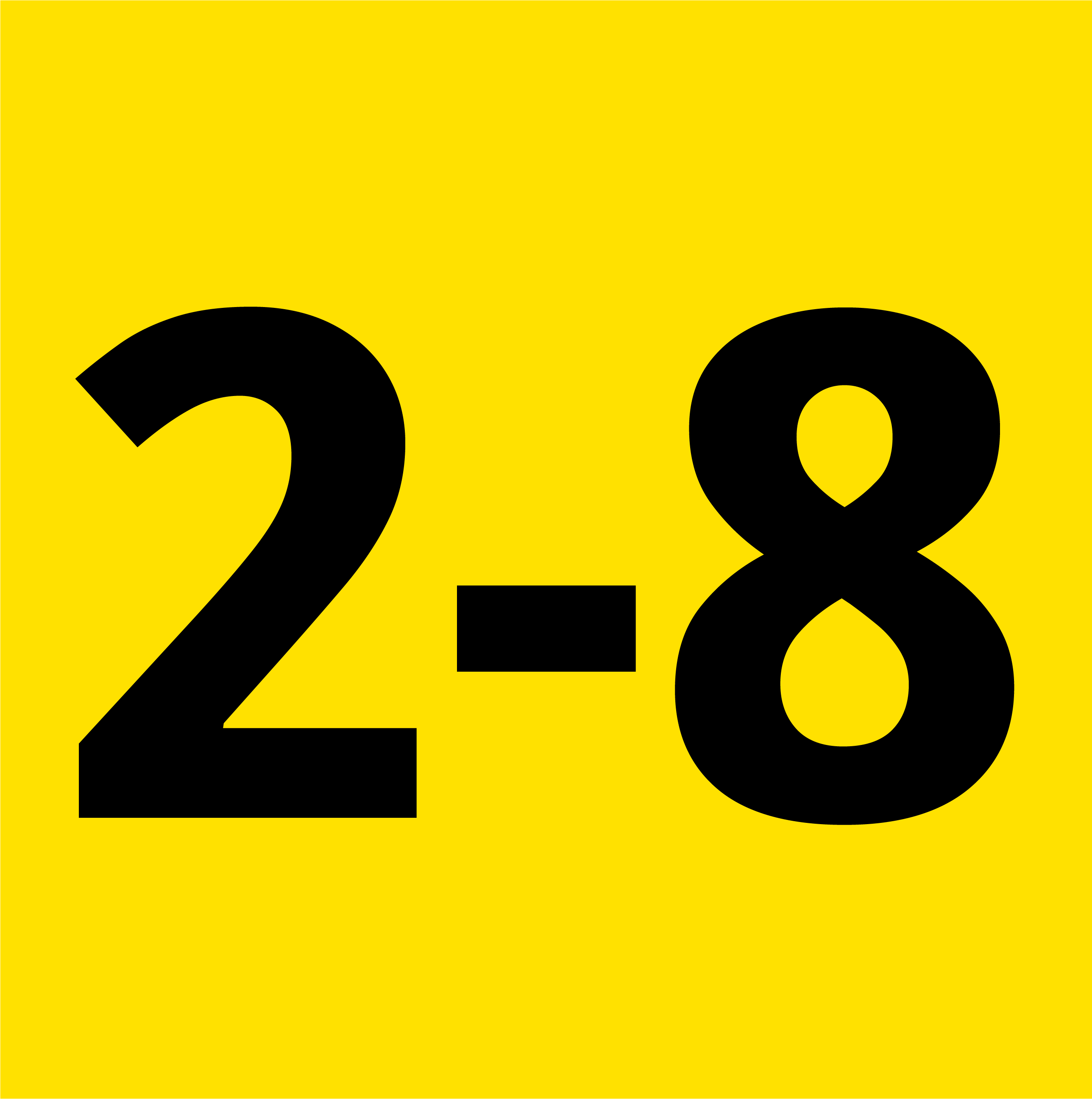 Example of
language-neutral reference appearing on
signage