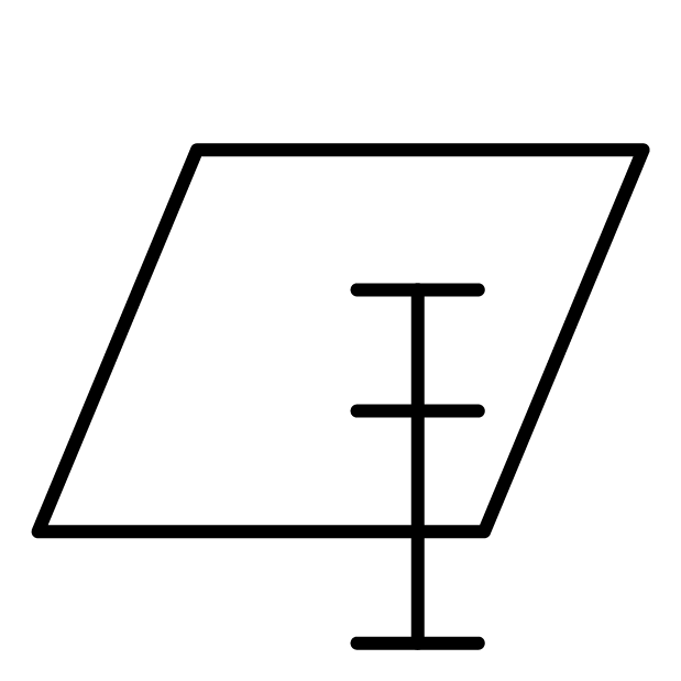 zero-height surface